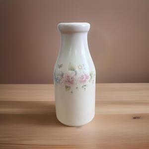 Vintage Pfaltzgraff Tea Rose Milk Jug  8” Tall